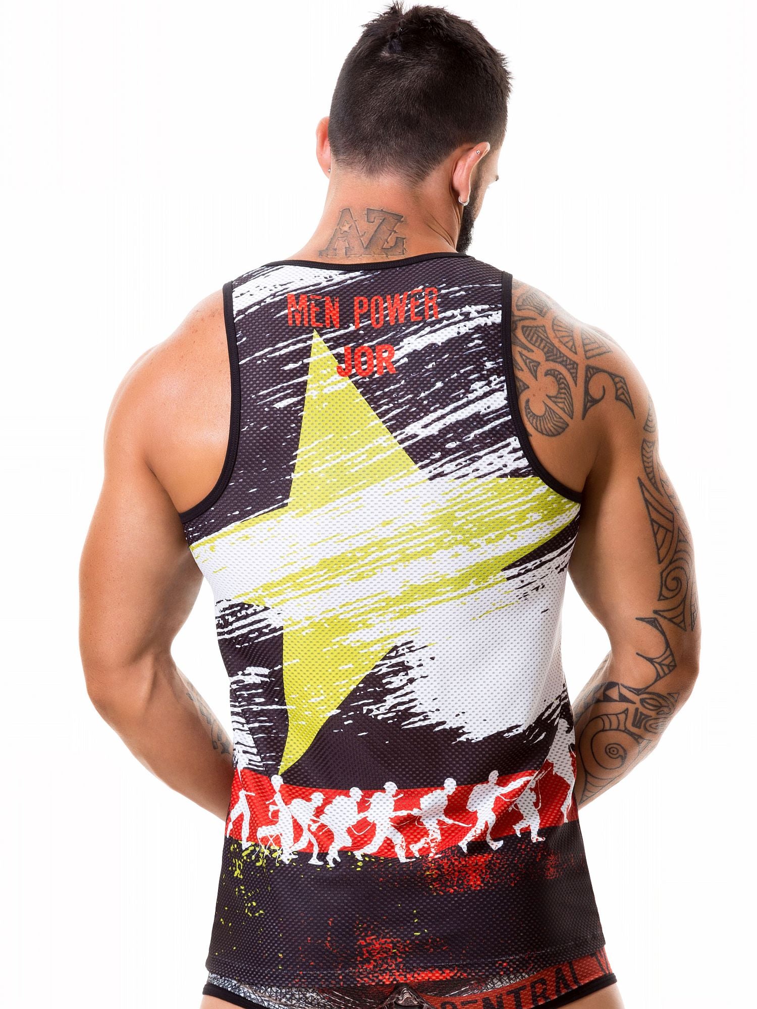 JOR 0336 REVOLUTION TANK - Top bedruckt Jor Kleidung & Accessoires:Herren:Herrenmode:Shirts & Hemden:T-Shirts nudosz.myshopify.com