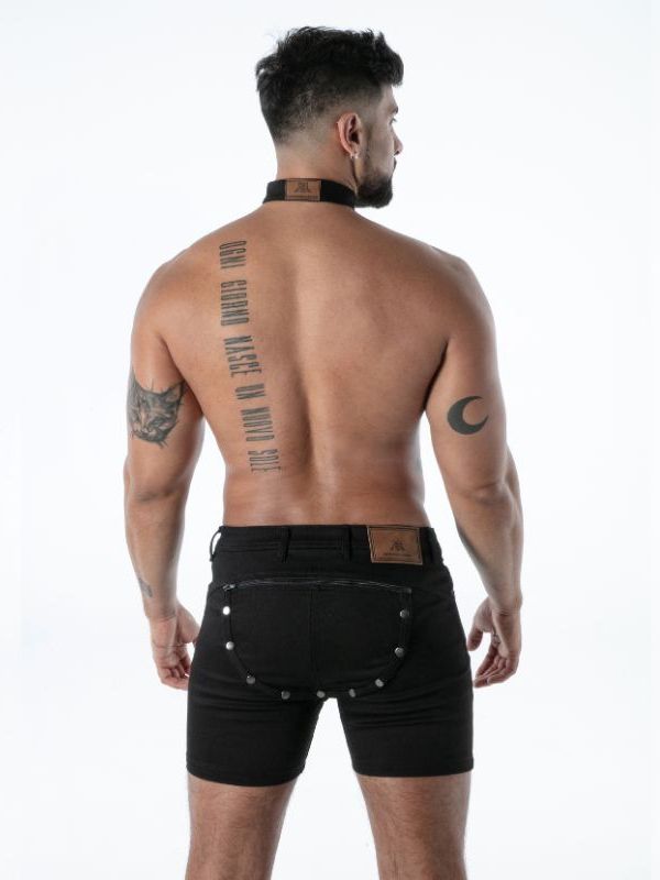 Raw Denim Collar Black Raw Denim Collar Black - TOF Paris - Shop Deutschland Noodosz