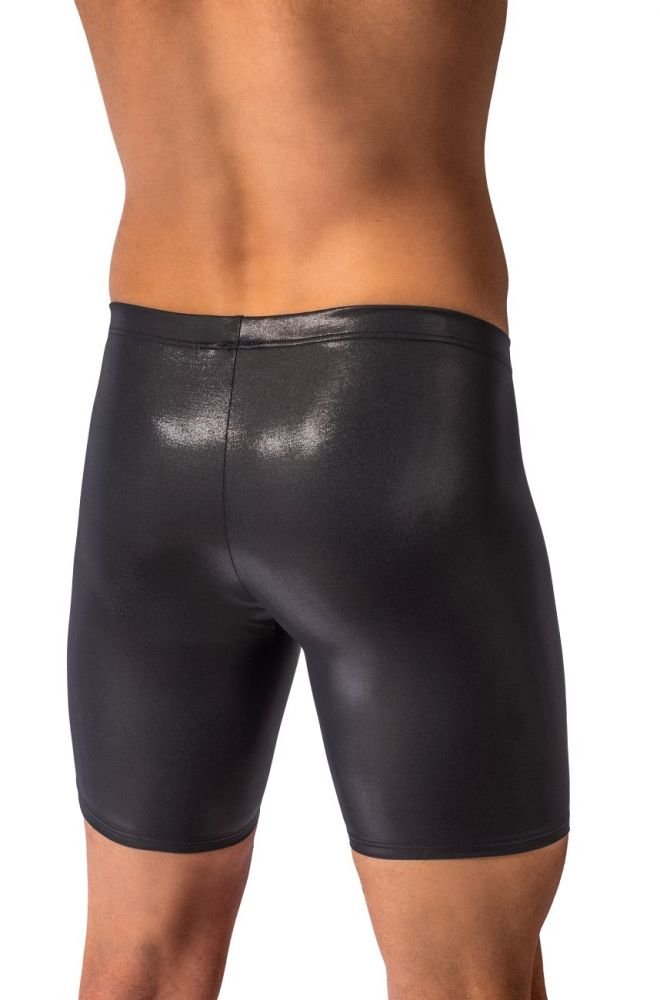 Biker Pants M2614 – Boxershorts mit längerem Bein in soft Lederoptik - MANSTORE - Shop Deutschland Noodosz