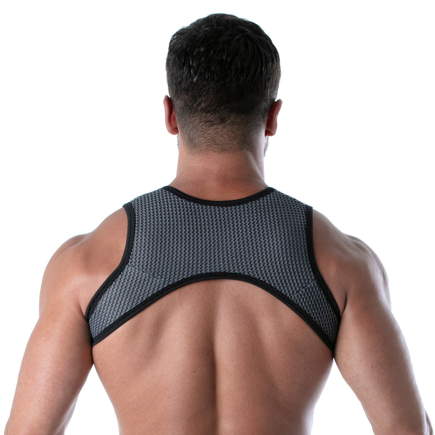 3D - Harness mit Reißverschlusstasche – Grau - TOF Paris - Shop Deutschland Noodosz