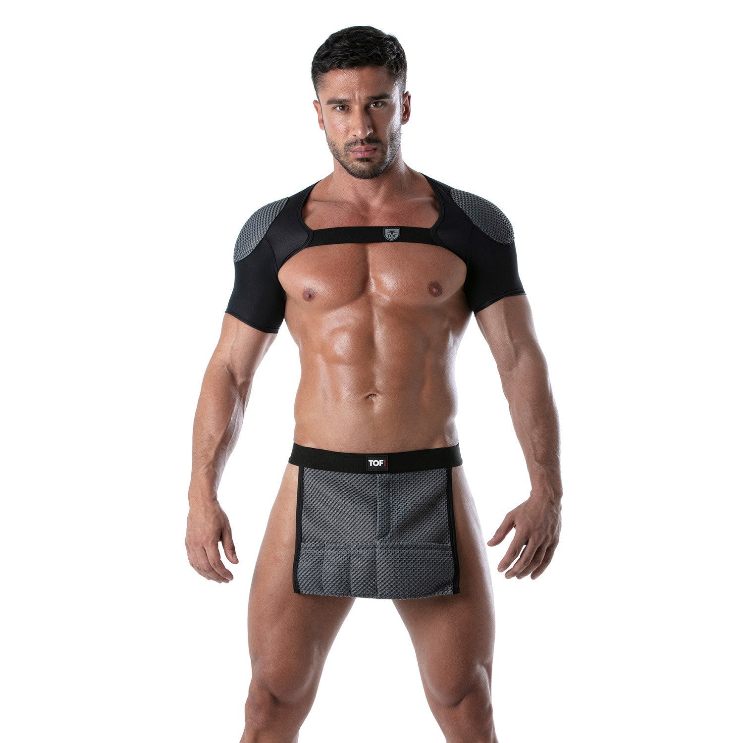 3D - Taillenschürze Grau - TOF Paris - Shop Deutschland Noodosz