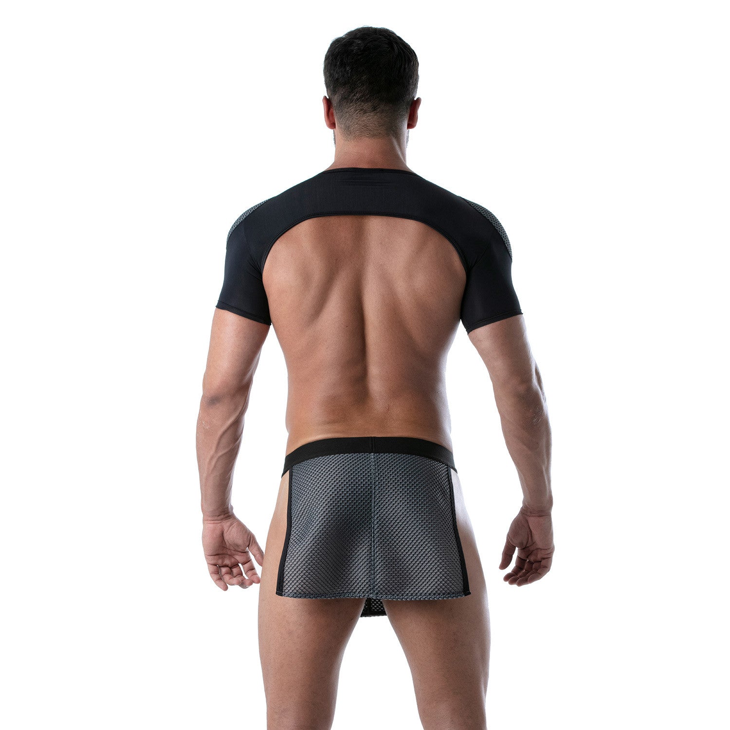 3D Waist Apron Grey