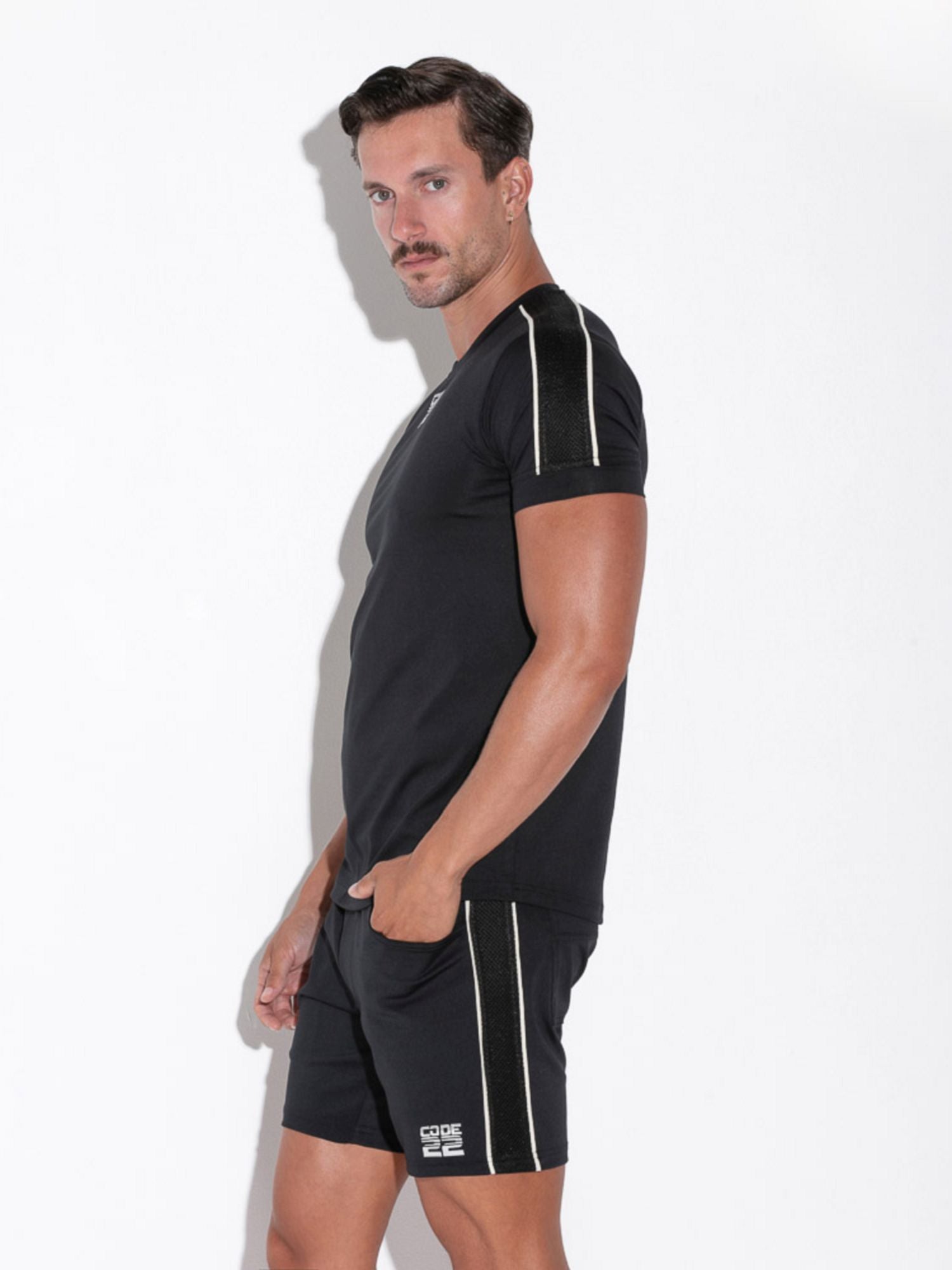 CODE 22 DOWNTOWN GYM T-SHIRT 9931, Sport Top Code 22 Kleidung & Accessoires:Herren:Herrenmode:Fitnessmode:Sporttops nudosz.myshopify.com