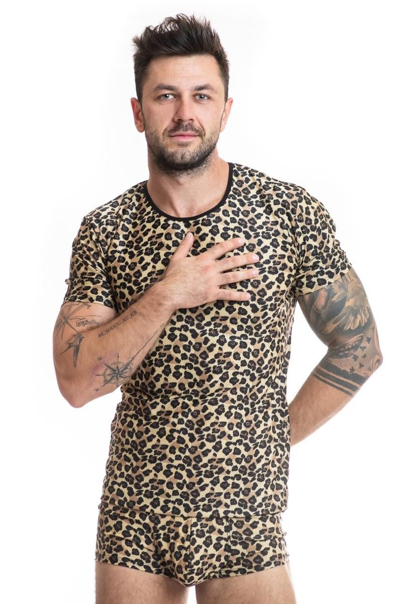 Herren T-Shirt 053556 leopard - 3XL - Anais for Men - Shop Deutschland Noodosz