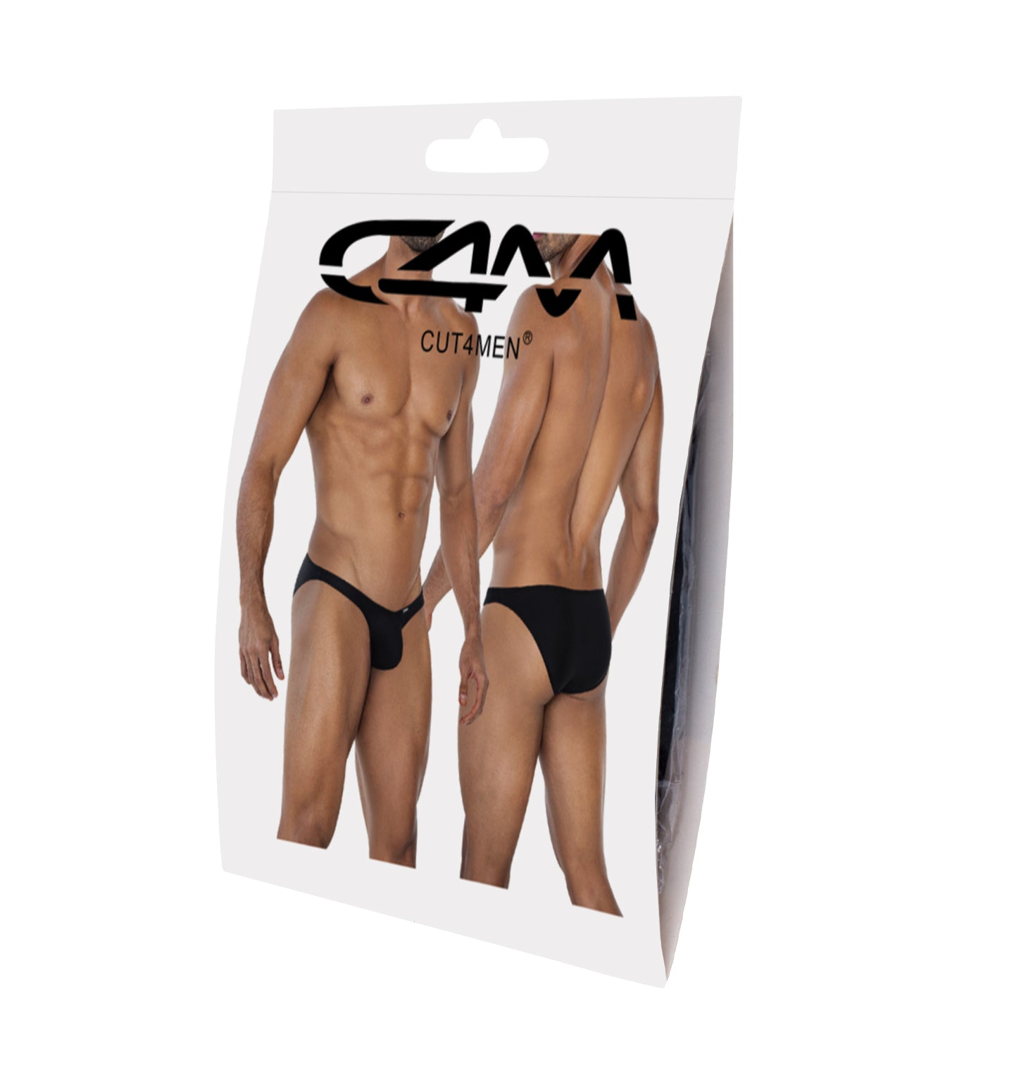 schwarzer Low Rise Bulge Brief C4MSPXBUL01 - XL-4