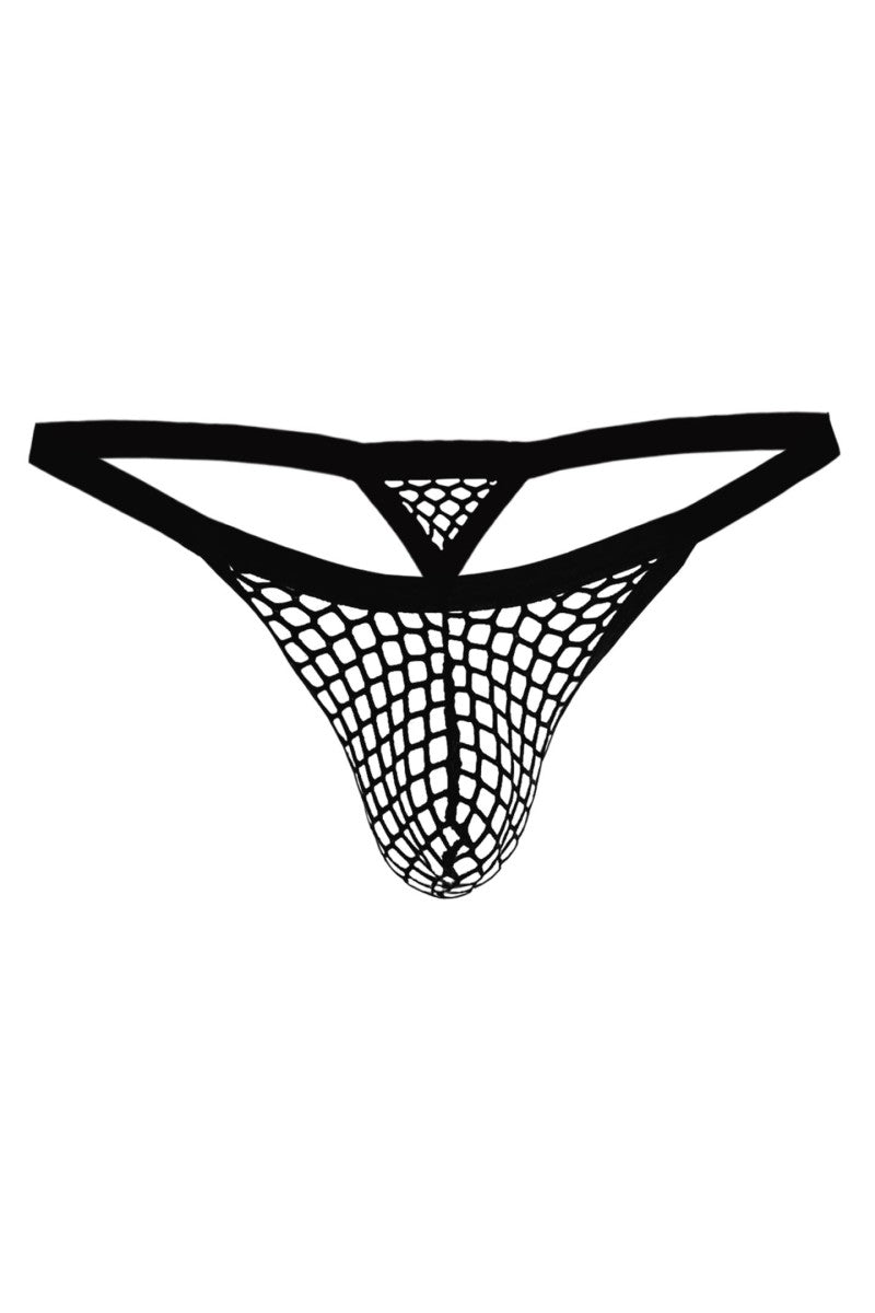 schwarzer Netz String RAV123 - XL - CUT4MEN - Shop Deutschland Noodosz