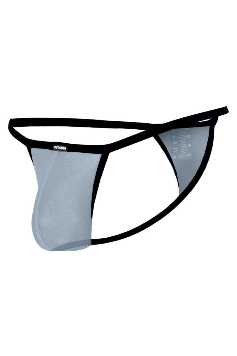 grauer Mini Tanga Kini Netz C4MSPX17 - XL-0