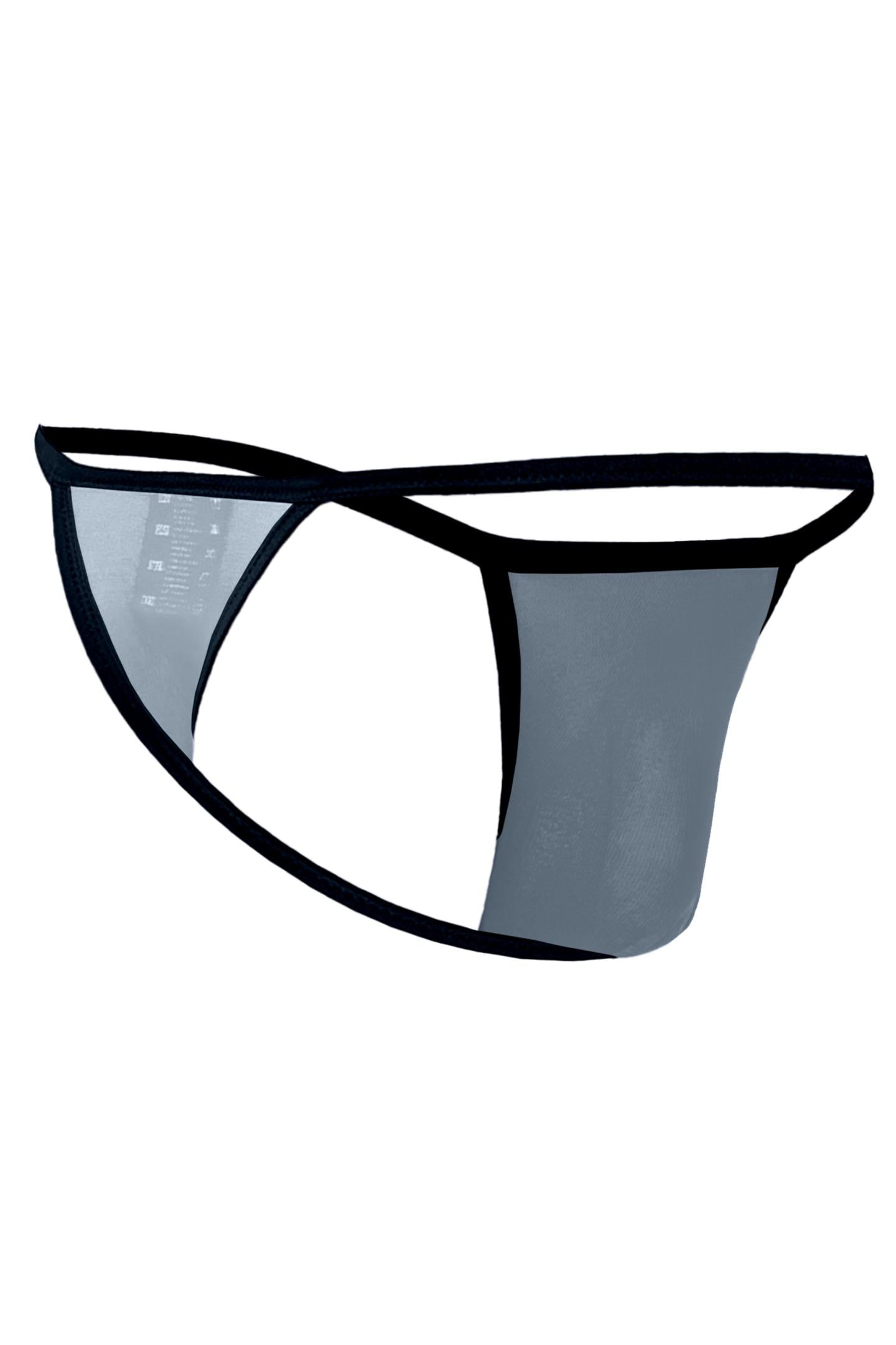 grauer Mini Tanga Kini Netz C4MSPX17 - XL-1