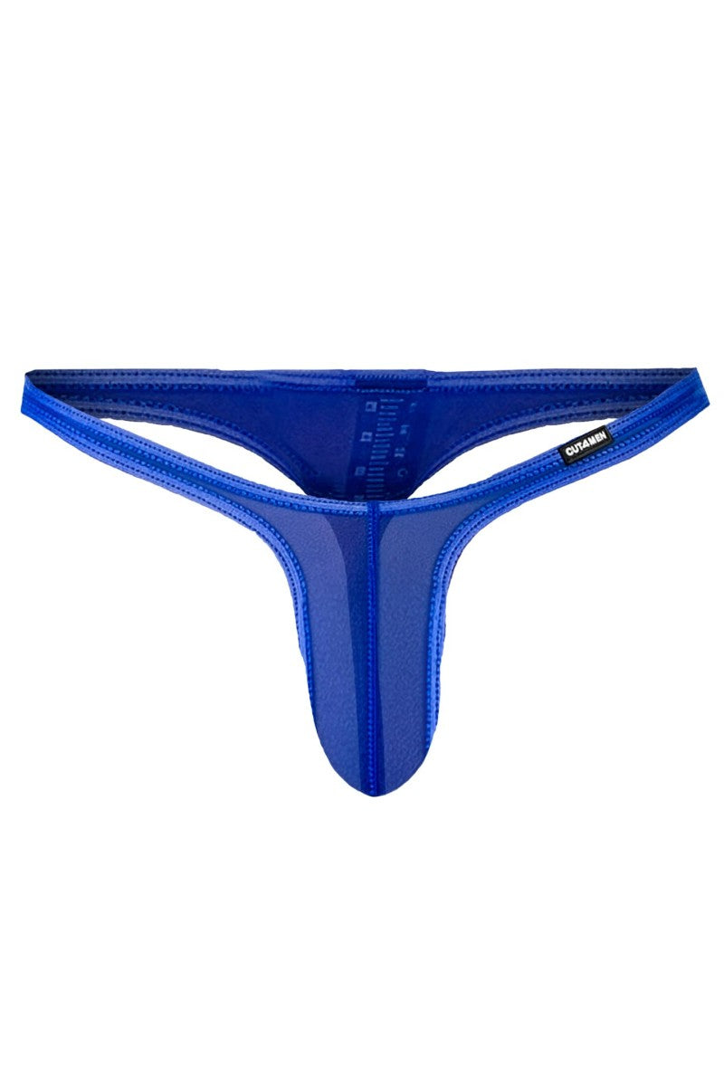 Electric blauer Micro Thong Netz C4MSPX11 - XL-0