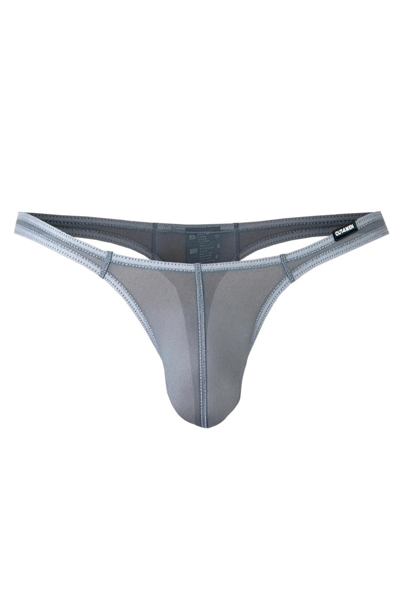 grauer Mesh Brazilian Thong C4MSPX06 - XL-0