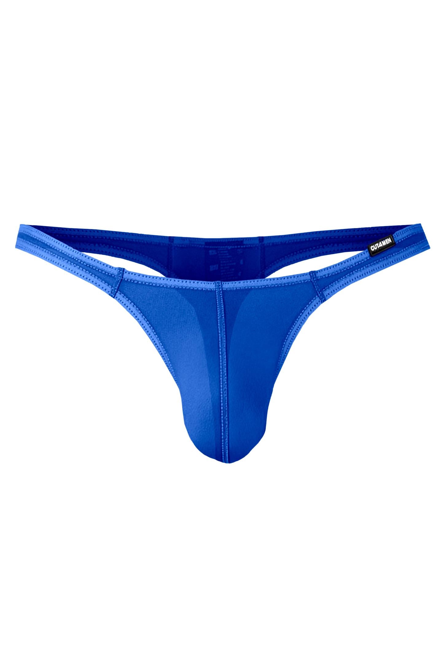 electric blue Mesh Brazilian Thong C4MSPX06 - XL - CUT4MEN - Shop Deutschland Noodosz