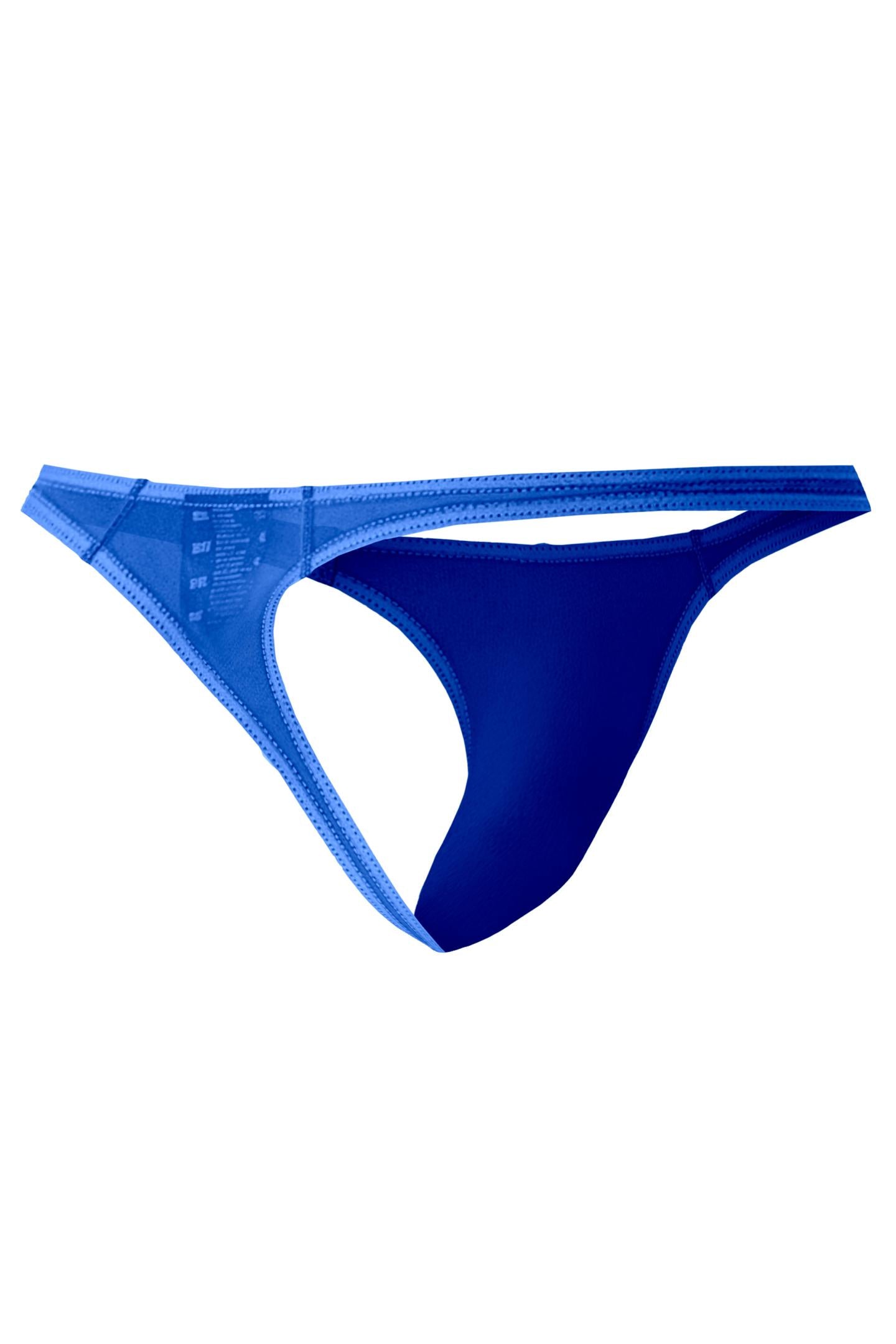 electric blue Mesh Brazilian Thong C4MSPX06 - XL - CUT4MEN - Shop Deutschland Noodosz