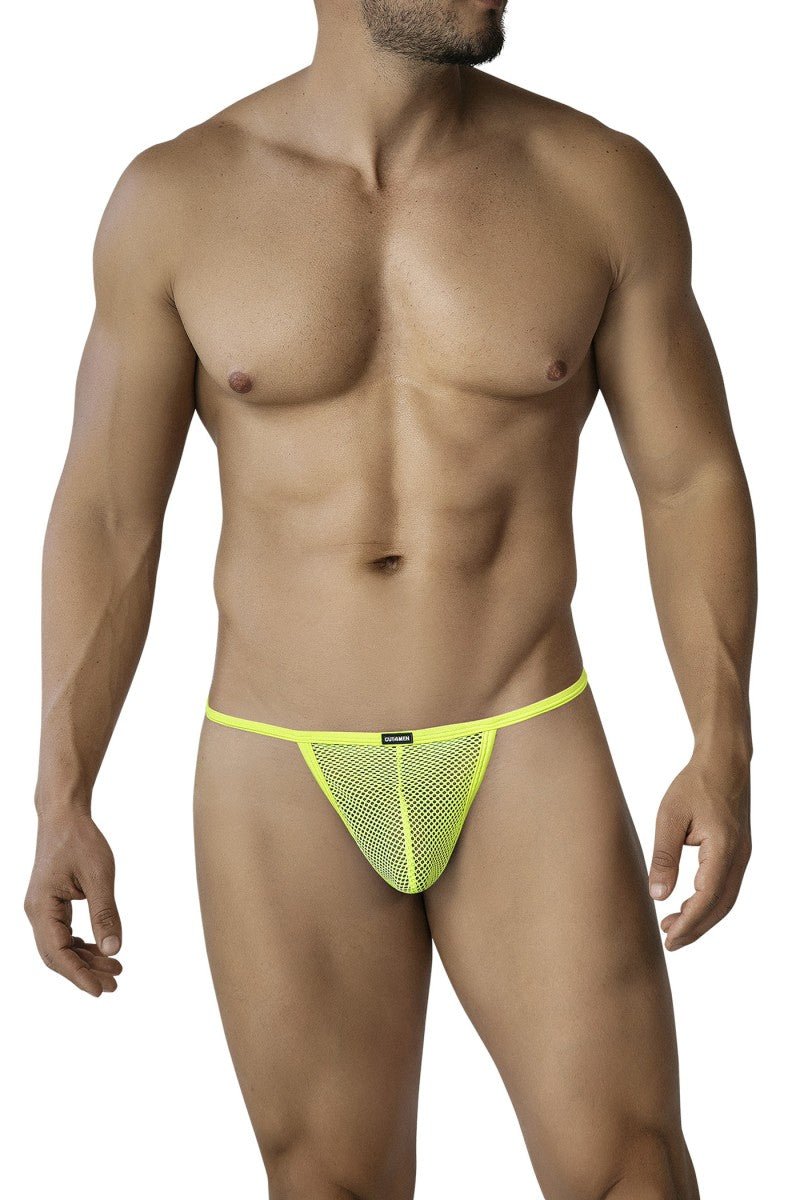 Neon Lime Mesh G-String C4MMSH02 - L/XL - CUT4MEN - Shop Deutschland Noodosz