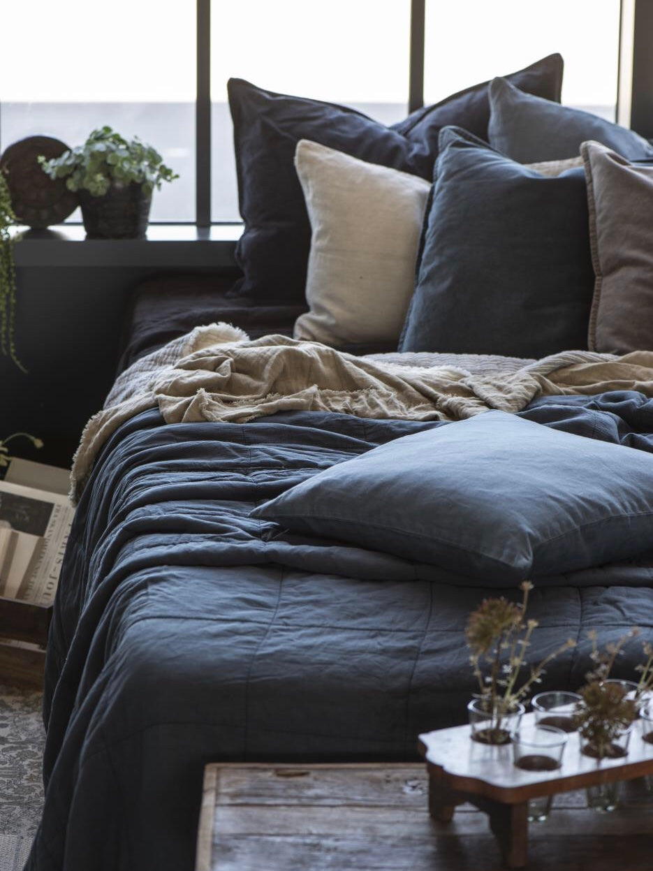 Dekokissen historical blue 50x50cm