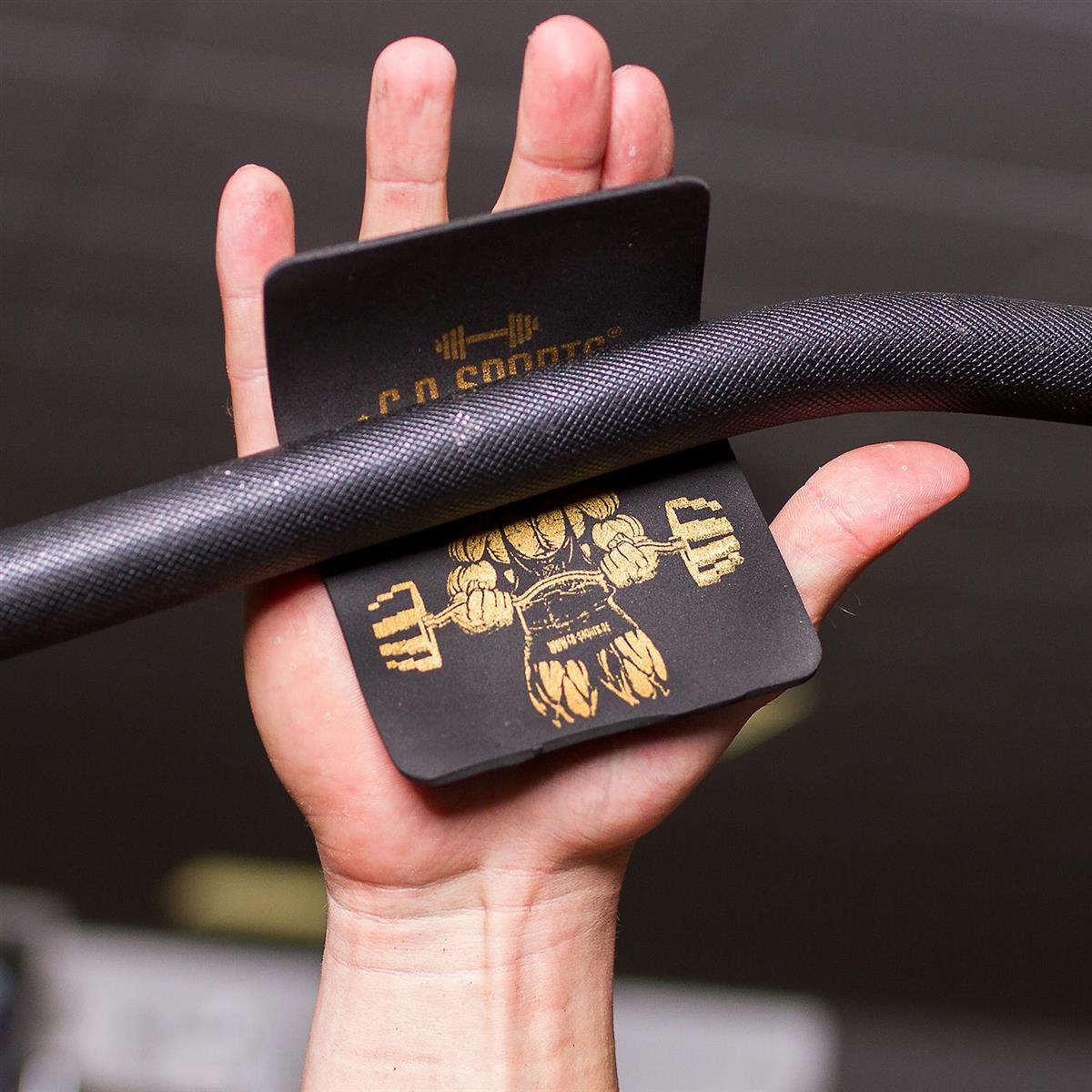 Power Grip Handflächenschützer - Griffpolster Gold"bodybuilder Gold" - C.P. Sports - F17