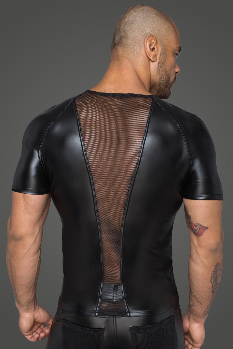 Herren Wetlook T-Shirt H056 - 3XL - Noir Handmade Men - Shop Deutschland Noodosz