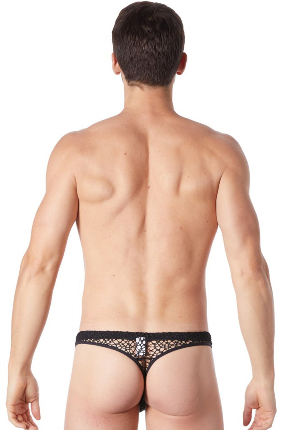 schwarzer Netz-String Fetish 810-57 - XL - LOOK ME - Shop Deutschland Noodosz