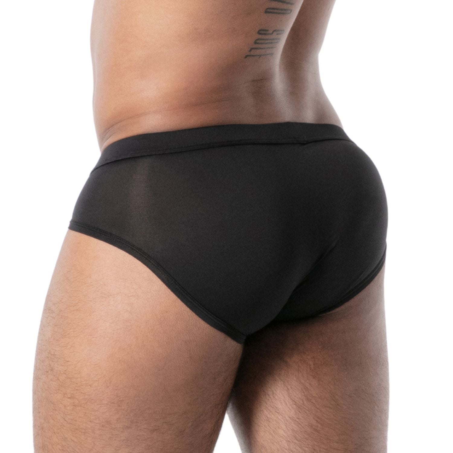 Mon Amour Microfiber Brief Black