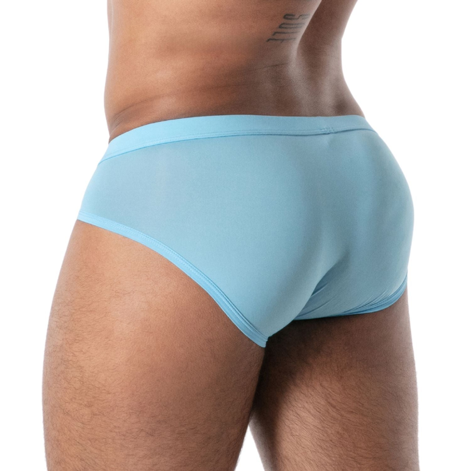 Mon Amour Microfiber Brief Blue