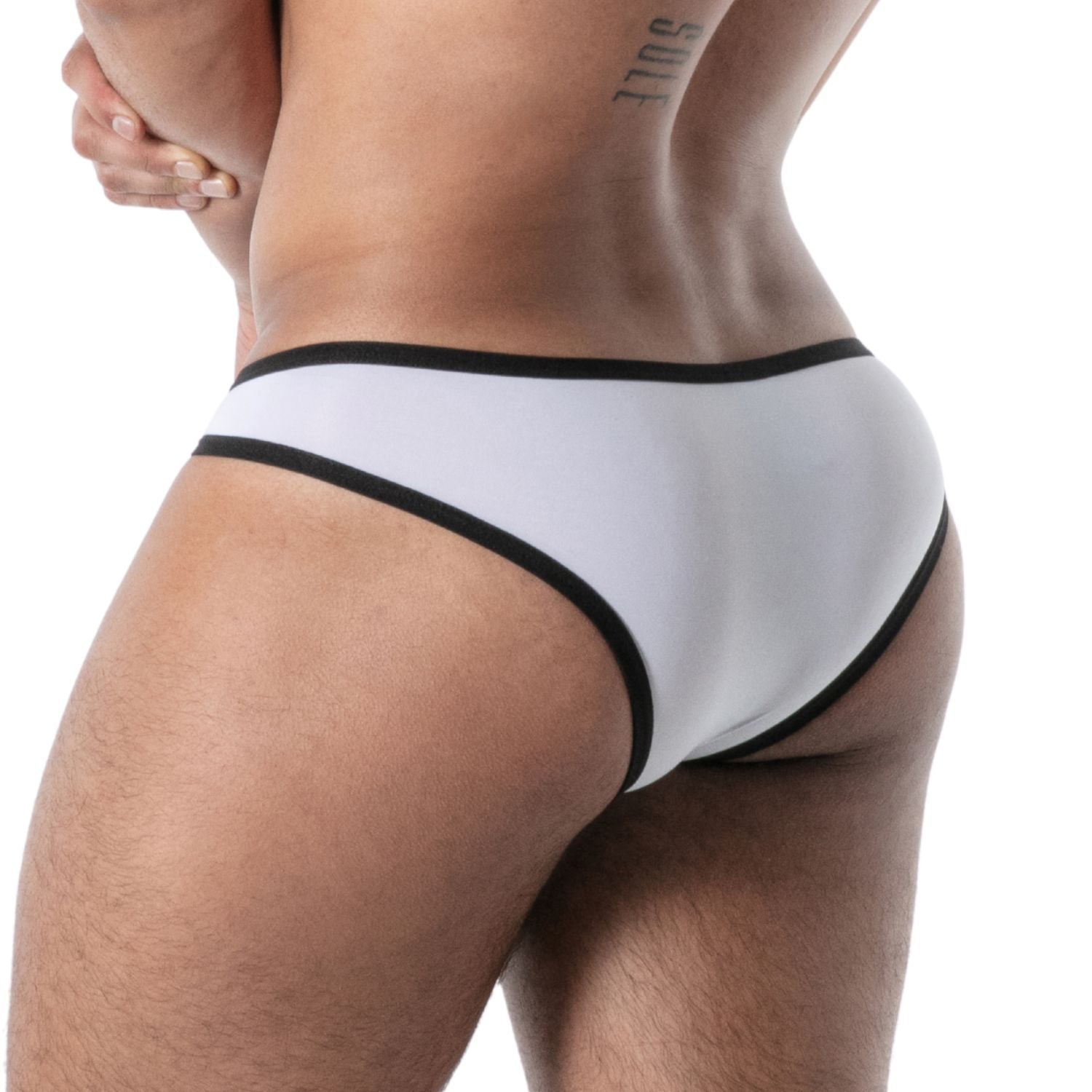 Mon Amour Microfiber Minibrief White