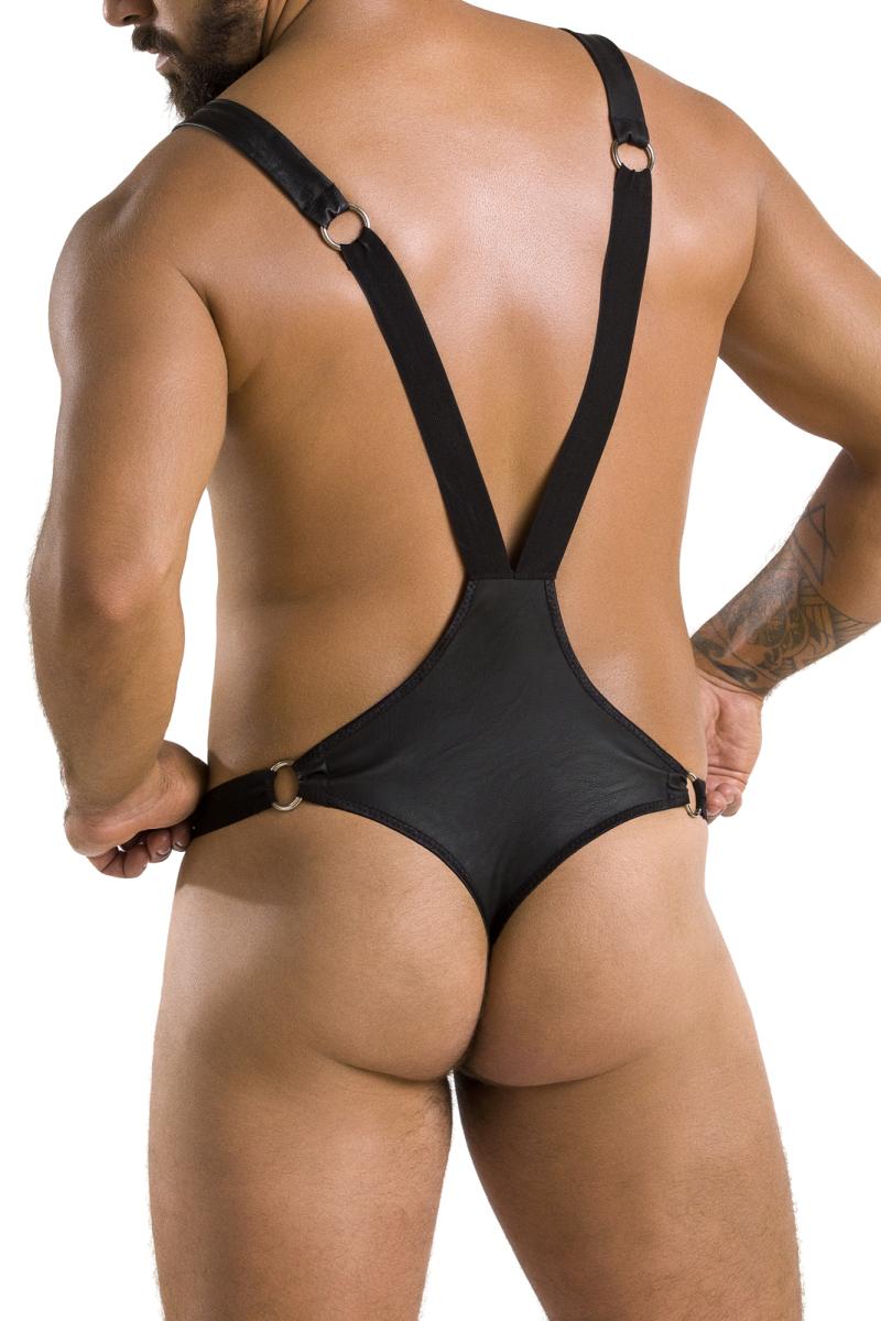 schwarzer String-Body 028 - 2XL/3XL - Passion Menswear - Shop Deutschland Noodosz