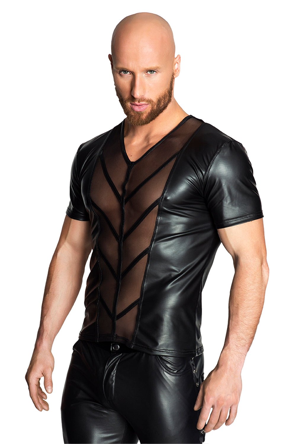 schwarzes Shirt H029 XL von Noir Handmade - Noir Handmade Men - Shop Deutschland Noodosz