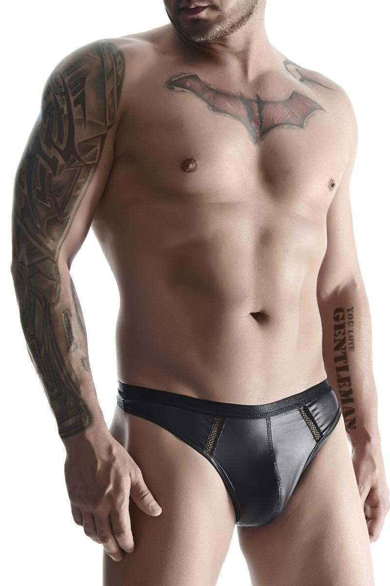 String BRI005 schwarz - XXL - Regnes Fetish Planet - Shop Deutschland Noodosz