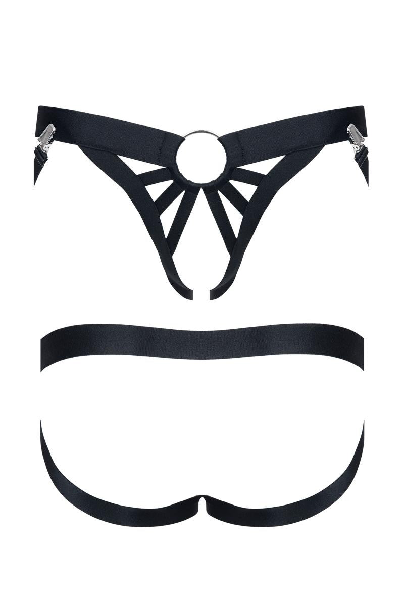 Harness String BRI012 schwarz - XXL/XXXL - Regnes Fetish Planet - Shop Deutschland Noodosz