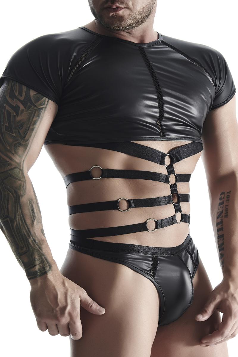 T-Shirt TSH011 schwarz - XXL - Regnes Fetish Planet - Shop Deutschland Noodosz