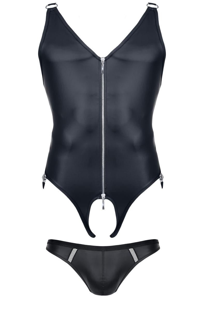Body-String SET021 schwarz - XXL - Regnes Fetish Planet - Shop Deutschland Noodosz