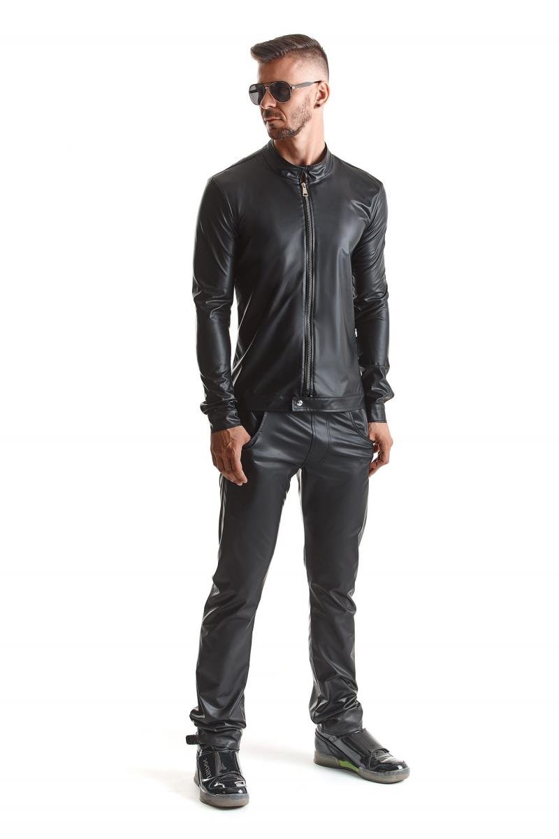 Herren Jacke RMGiorgio001 schwarz - XXL - Regnes Fetish Planet - Shop Deutschland Noodosz