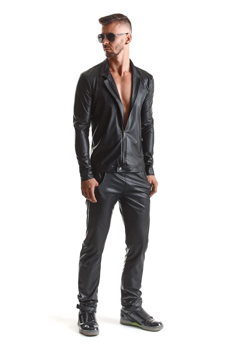Herren Jacke RMGiorgio001 schwarz - XXL - Regnes Fetish Planet - Shop Deutschland Noodosz