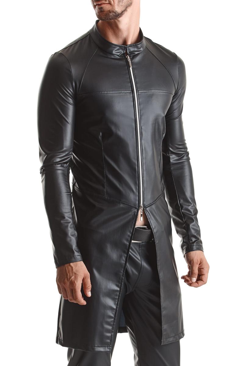 Herren Mantel RMMario001 schwarz - XXL - Regnes Fetish Planet - Shop Deutschland Noodosz