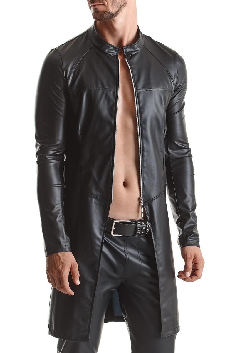 Herren Mantel RMMario001 schwarz - XXL - Regnes Fetish Planet - Shop Deutschland Noodosz