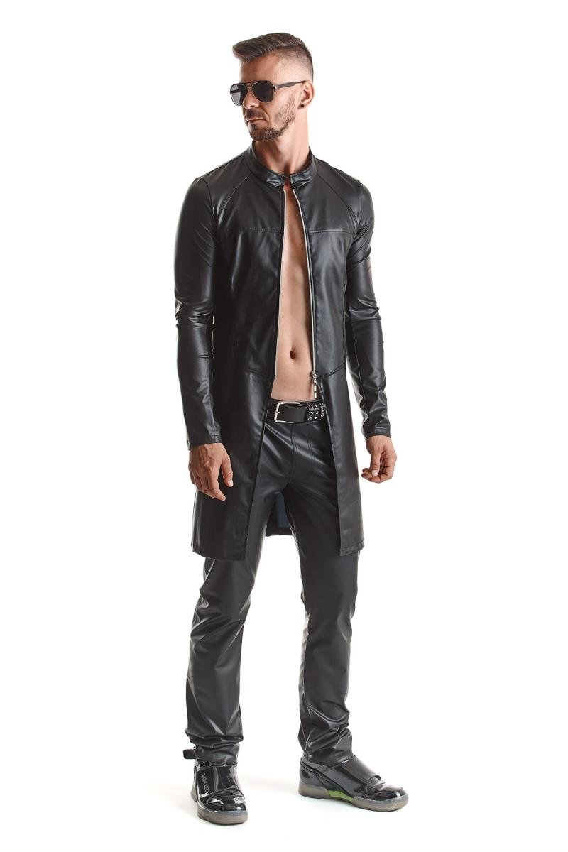 Herren Mantel RMMario001 schwarz - XXL - Regnes Fetish Planet - Shop Deutschland Noodosz