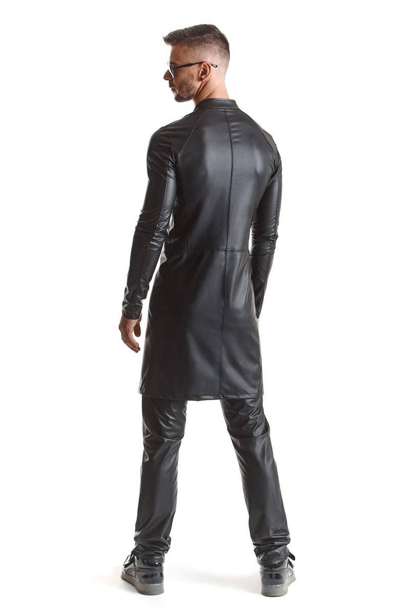Herren Mantel RMMario001 schwarz - XXL - Regnes Fetish Planet - Shop Deutschland Noodosz