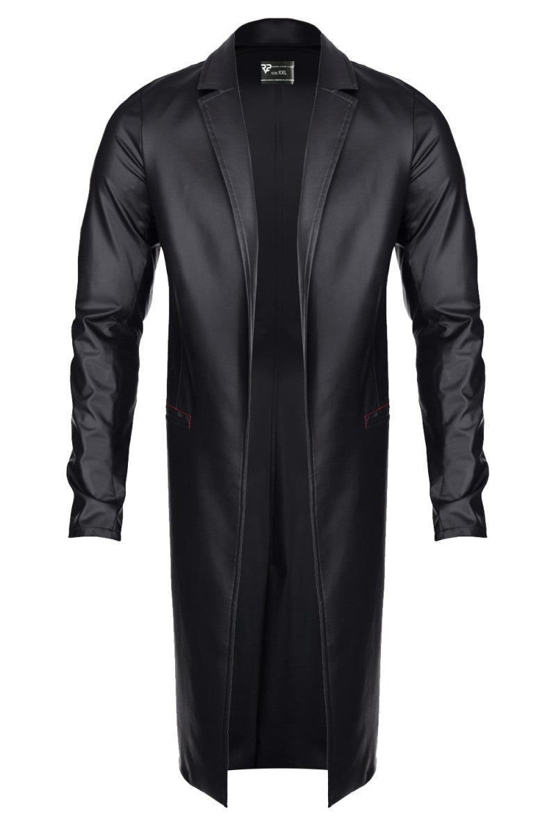 Herren Mantel RMSergio001 schwarz - 5XL - Regnes Fetish Planet - Shop Deutschland Noodosz