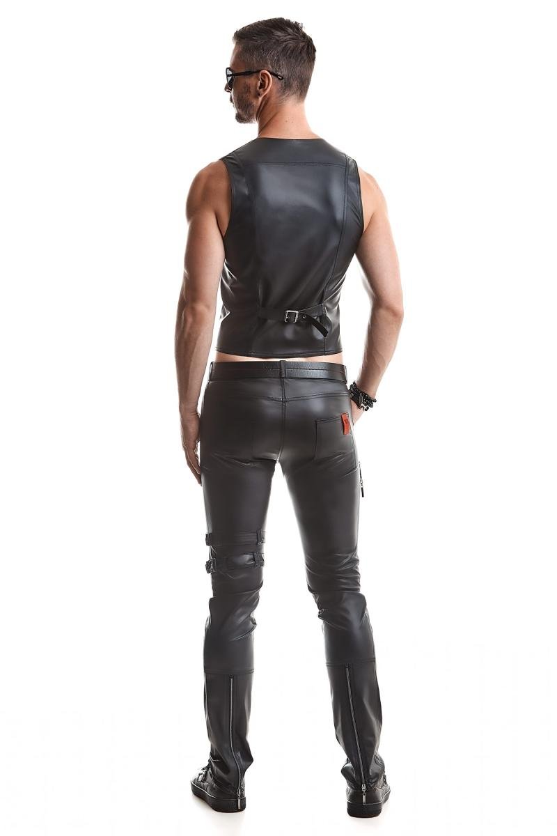 lange Herren Hose RMTommaso001 schwarz - 2XL - Regnes Fetish Planet - Shop Deutschland Noodosz