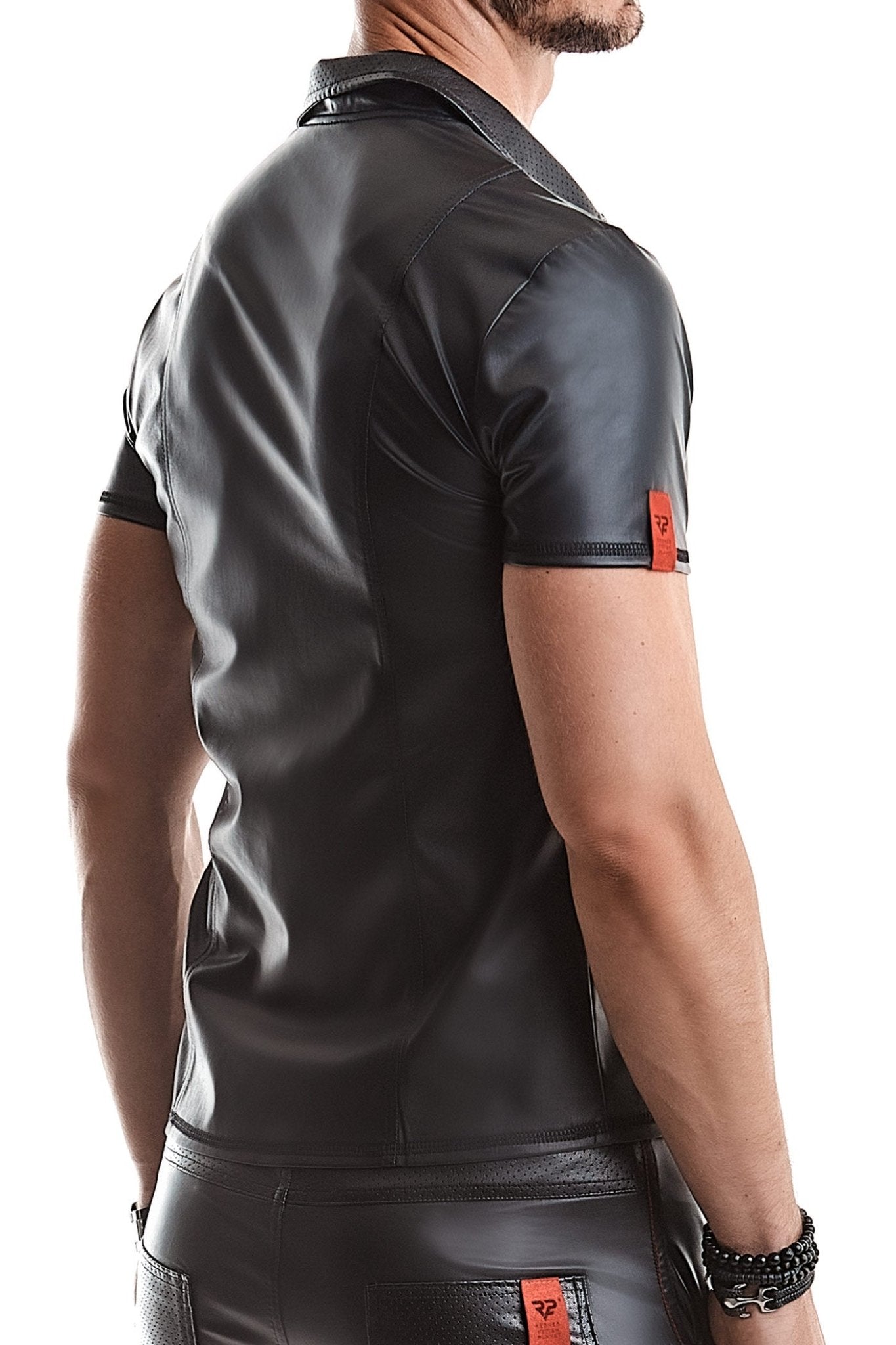 Herren T-Shirt RMEmilio001 schwarz - 5XL - Regnes Fetish Planet - Shop Deutschland Noodosz
