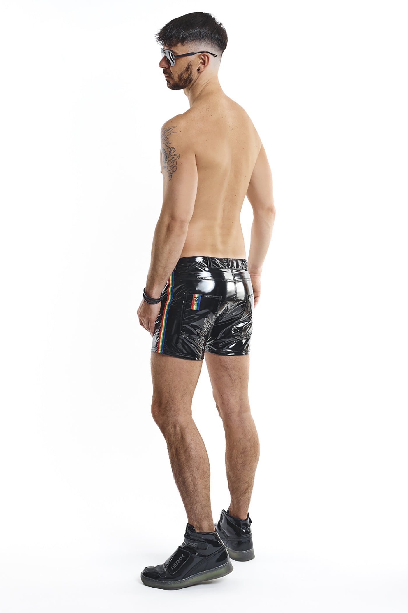 Herren Shorts RMFelicianoRBW schwarz - 2XL - Regnes Fetish Planet - Shop Deutschland Noodosz