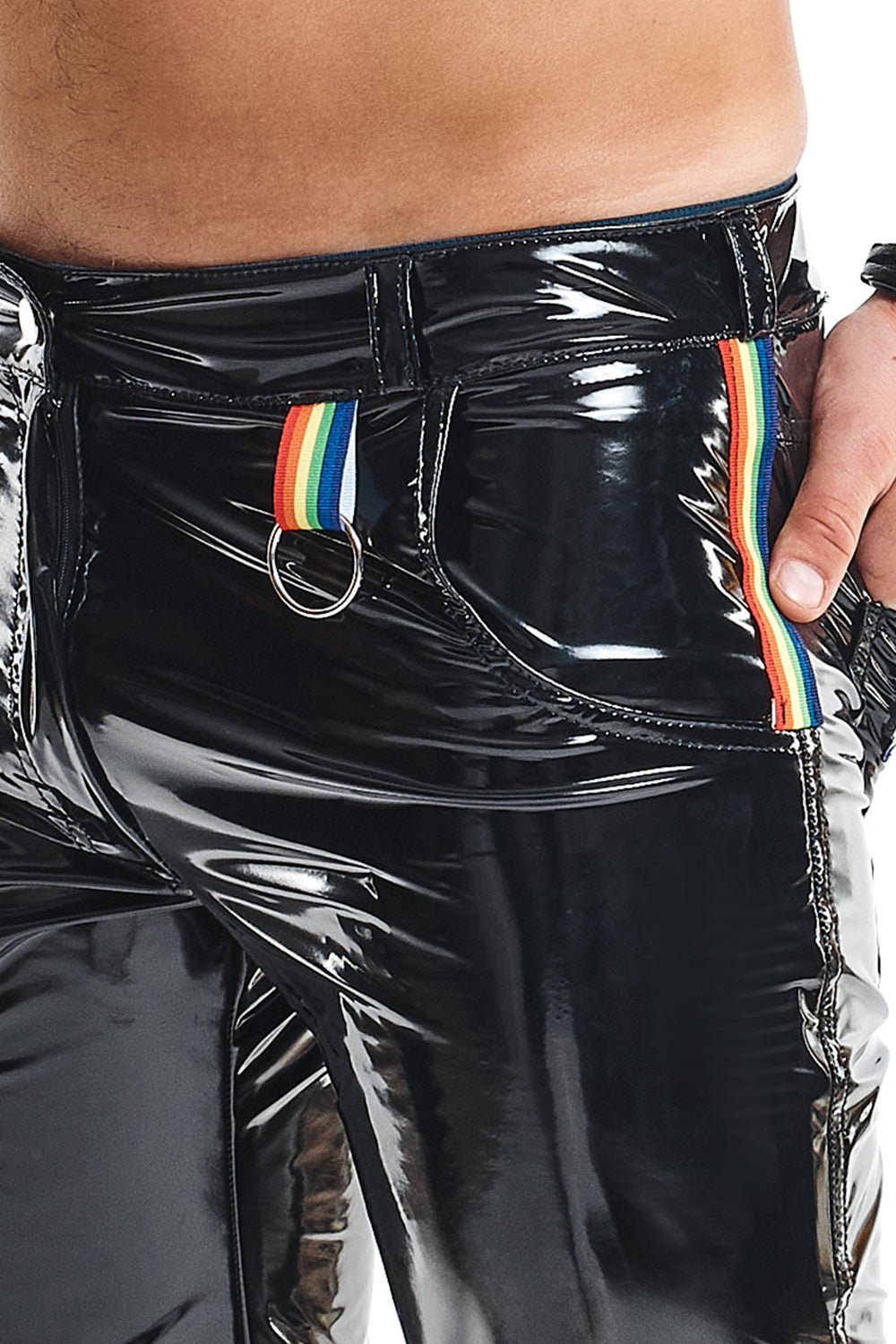 Herren PVC Hose RMValerioRBW schwarz - 2XL - Regnes Fetish Planet - Shop Deutschland Noodosz