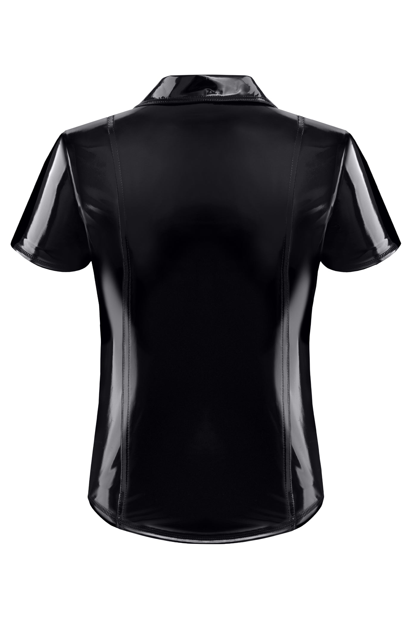 PVC Polo Shirt RMRodolfoPVC schwarz - 2XL - Regnes Fetish Planet - Shop Deutschland Noodosz