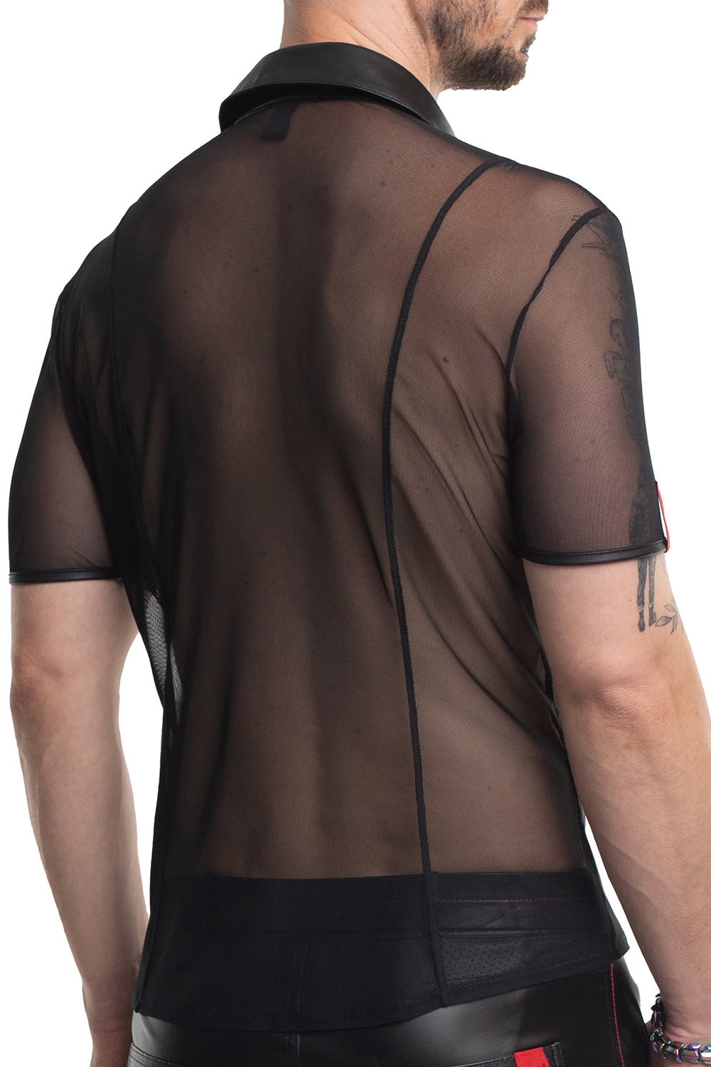 Herren Polo-Shirt RMUgo001 schwarz - 2XL - Regnes Fetish Planet - Shop Deutschland Noodosz