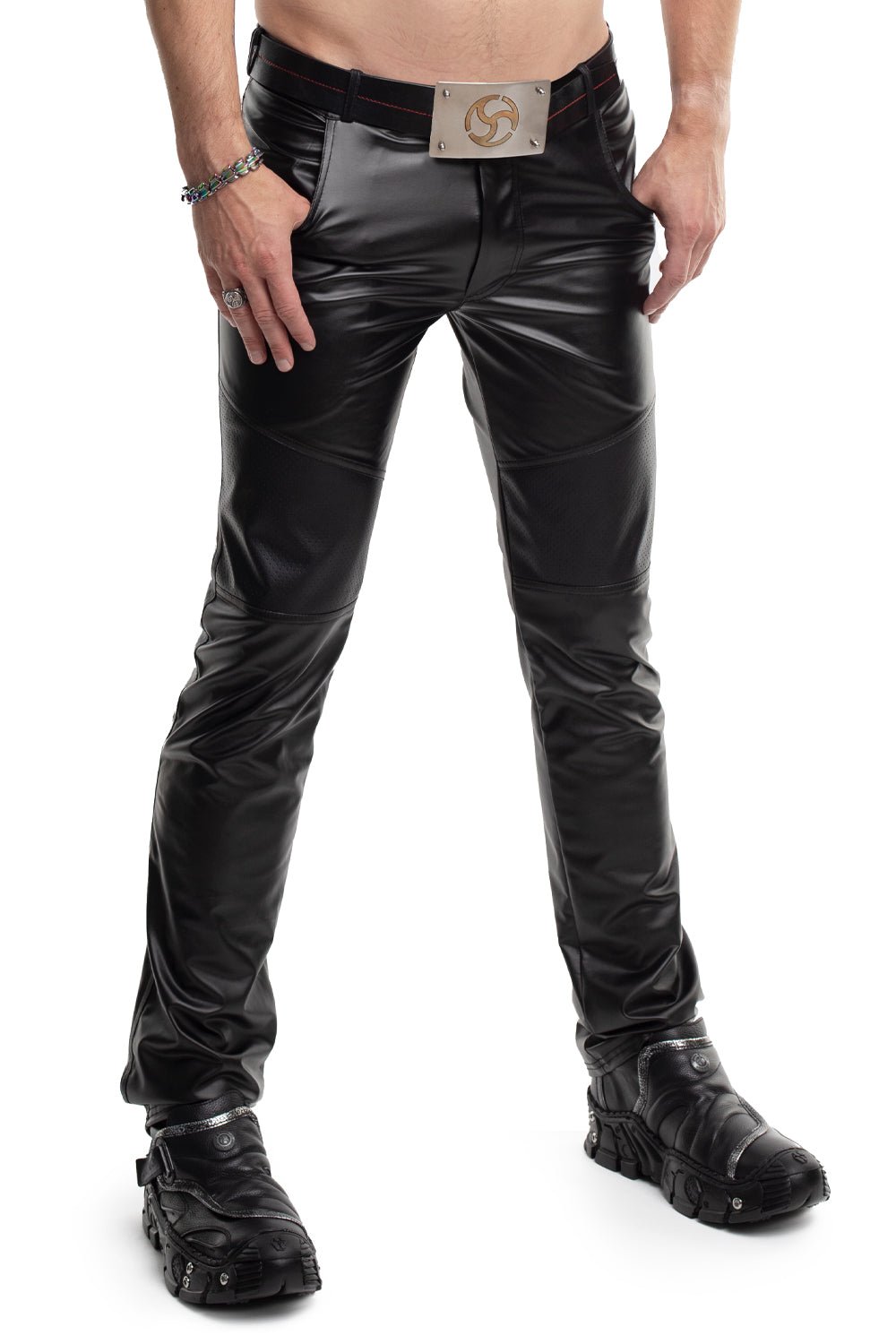 lange klassische Herren Hose RMVitale001 schwarz - 2XL - Regnes Fetish Planet - Shop Deutschland Noodosz
