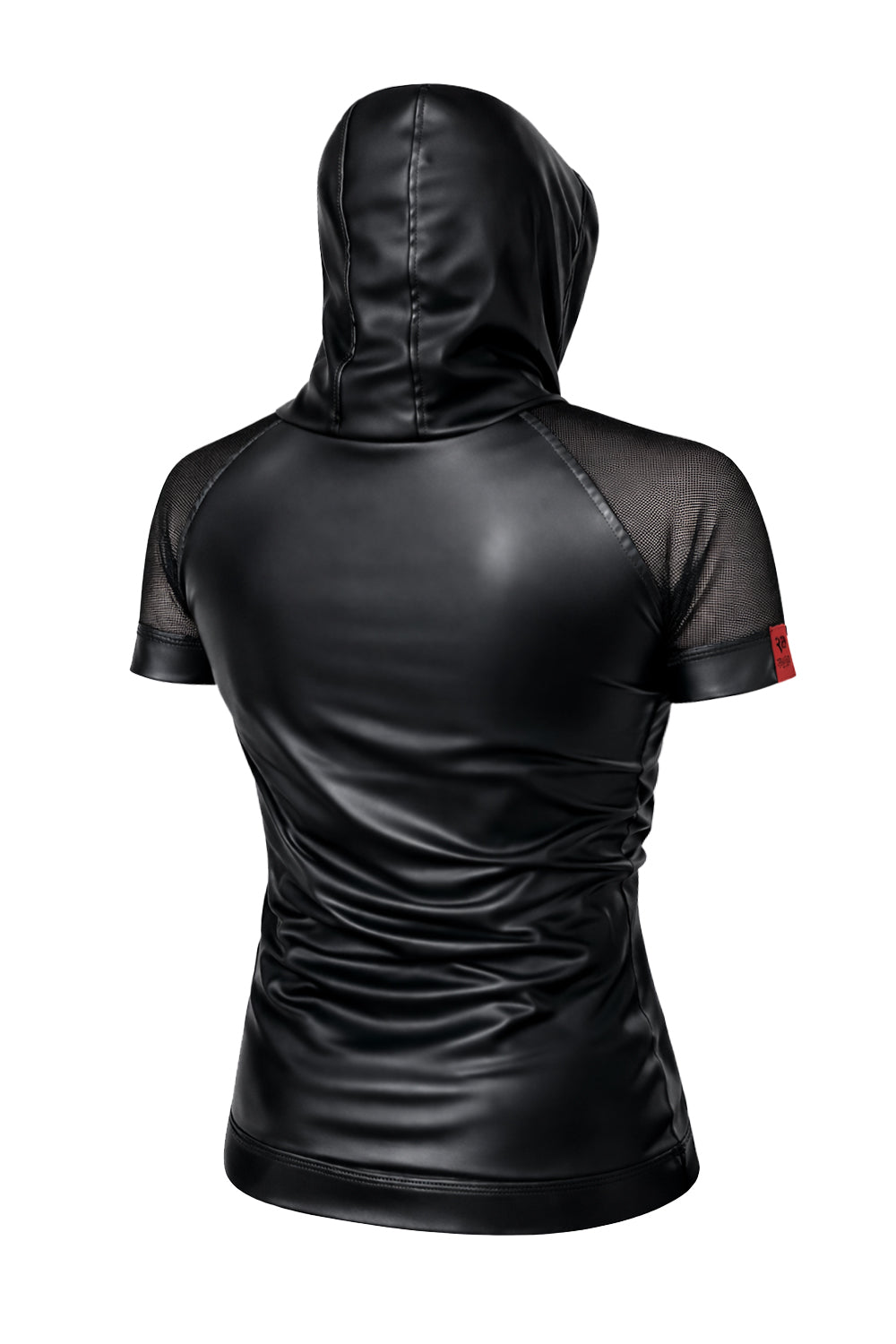 Herren Kapuzen T-Shirt ADSolar001 schwarz - 2XL - Regnes Fetish Planet - Shop Deutschland Noodosz