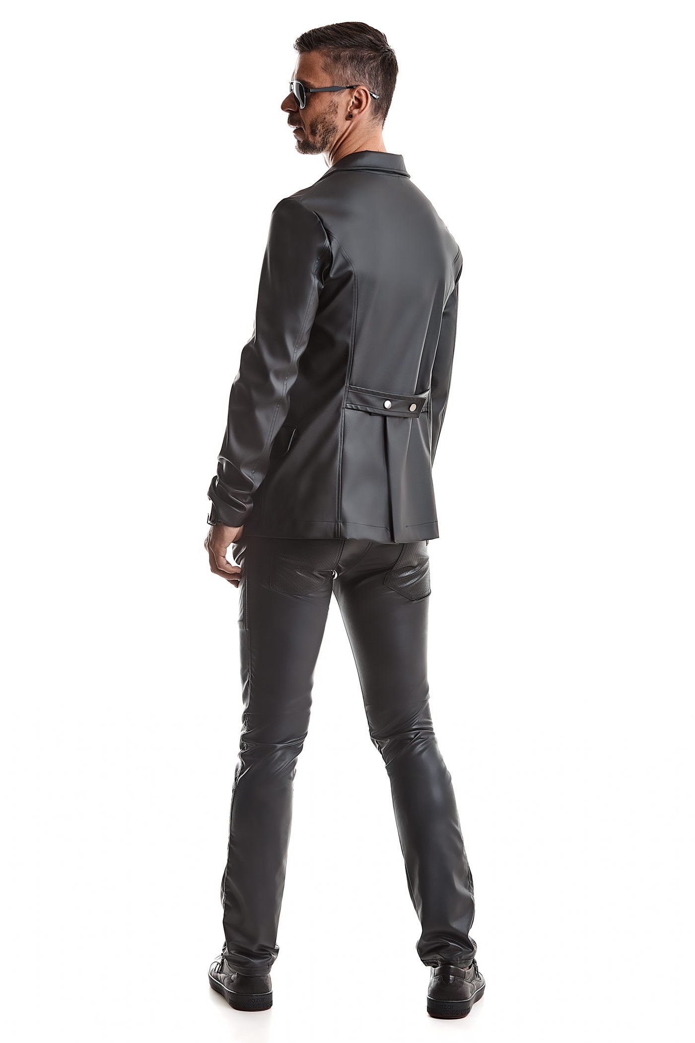 Herren Jacke RMNicola001 schwarz - 2XL - Regnes Fetish Planet - Shop Deutschland Noodosz