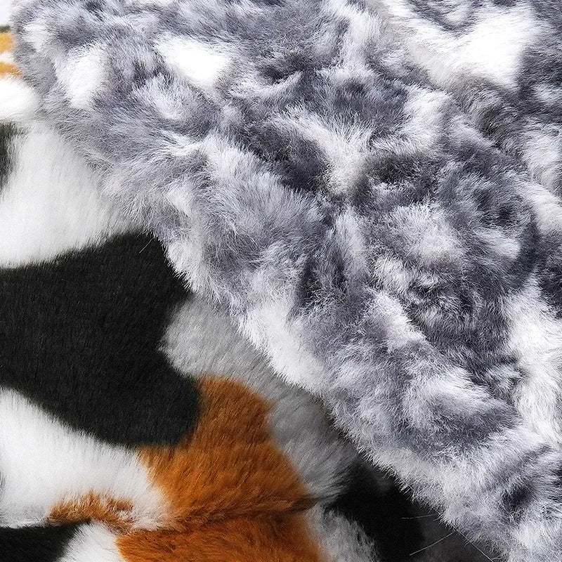 Winter fur bucket cap