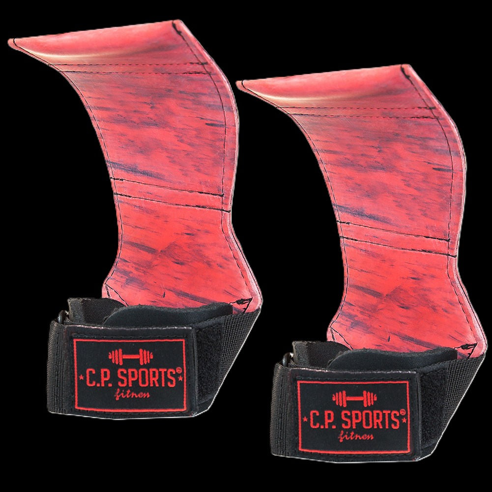 Power Pads / Zughilfe - Schwarz oder Rot - C.P. Sports - T14-1