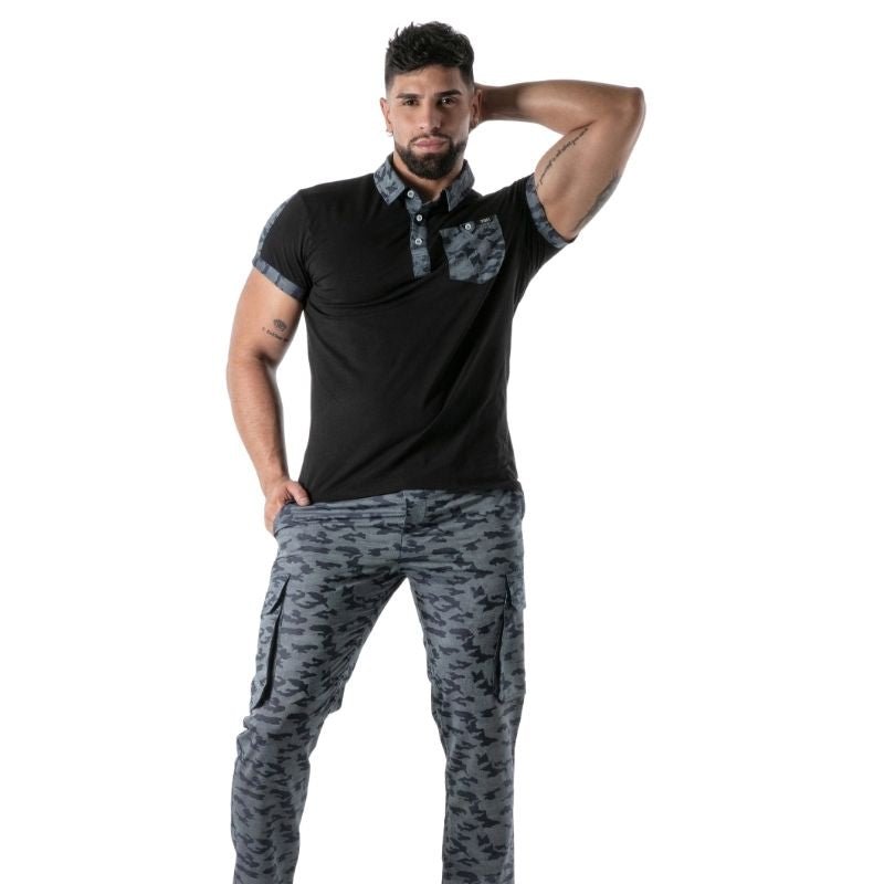 Camo Polo, Poloshirt, Polohemd - TOF Paris - Shop Deutschland Noodosz