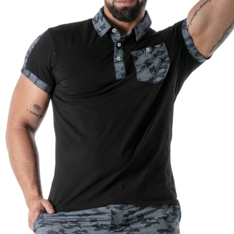 Camo Polo, Poloshirt, Polohemd - TOF Paris - Shop Deutschland Noodosz